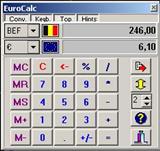 EuroCalc 2.1 Screenshot
