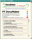 PT DocuMaker Подробное описание программы