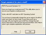 Email Password Recovery (pop3) 1.0 Screenshot