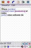 English-Spanish Gold Dictionary for UIQ 2.0 Screenshot