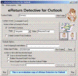eReturn Detective for Outlook 2.1.1 Screenshot