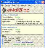 eMail2Pop 3.31b Screenshot