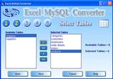 Excel MySQL Conversion software 3.0 Screenshot