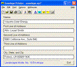 Envelope Printer 7.0 Screenshot