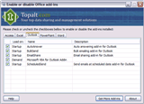 EnableDisable for Outlook Подробное описание программы